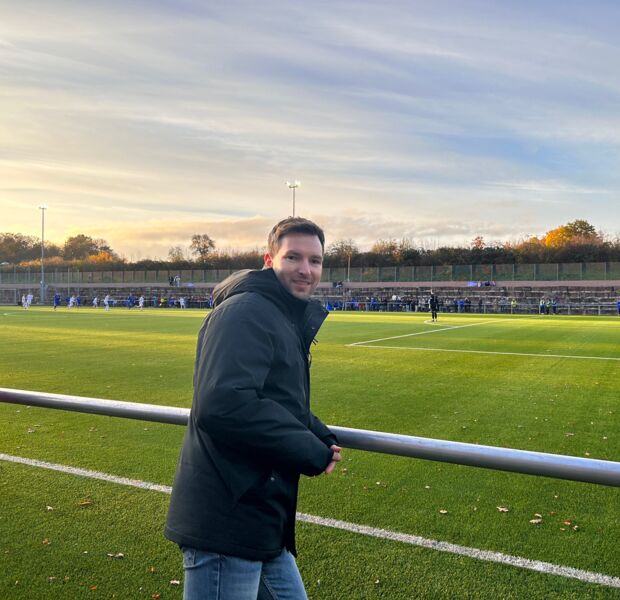 Björn Kornmüller auf dem Fußballplatz